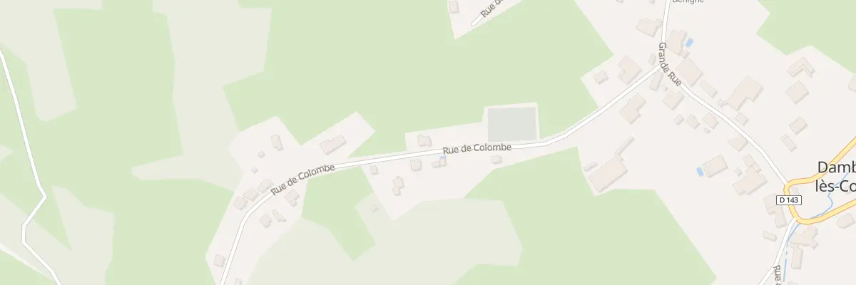 Plan du 4 Rue de Colombe à Dambenoît-lès-Colombe