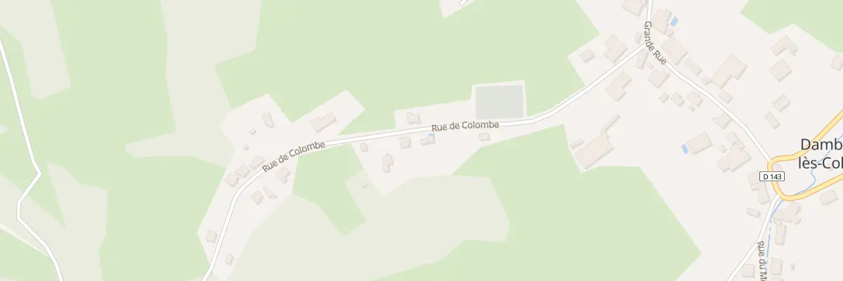 Plan du 11 Rue de Colombe à Dambenoît-lès-Colombe
