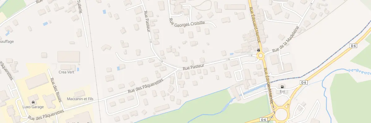 Plan du 12 Rue Pasteur à Luxeuil-les-Bains