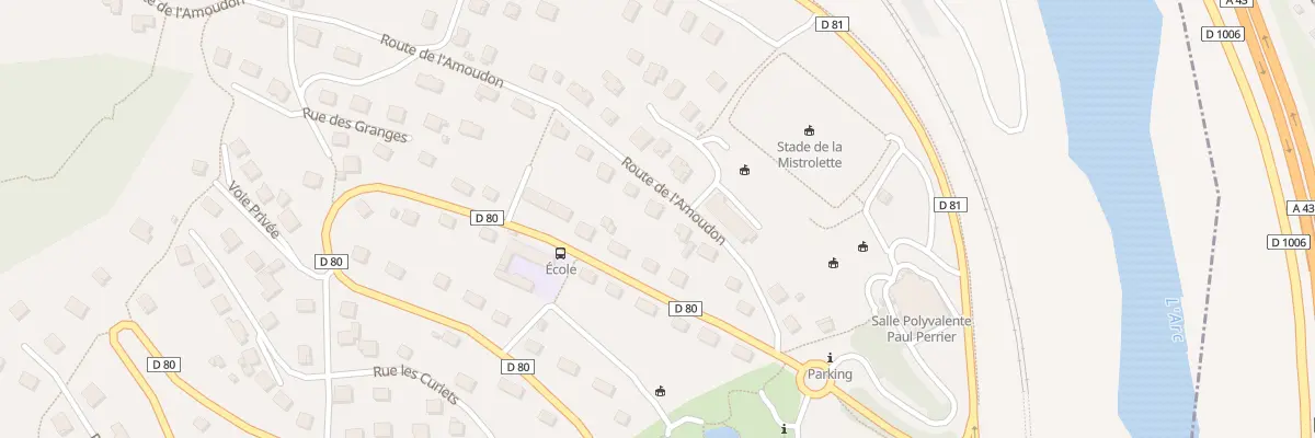 Plan du 129 Rte de l’Amoudon à Villargondran