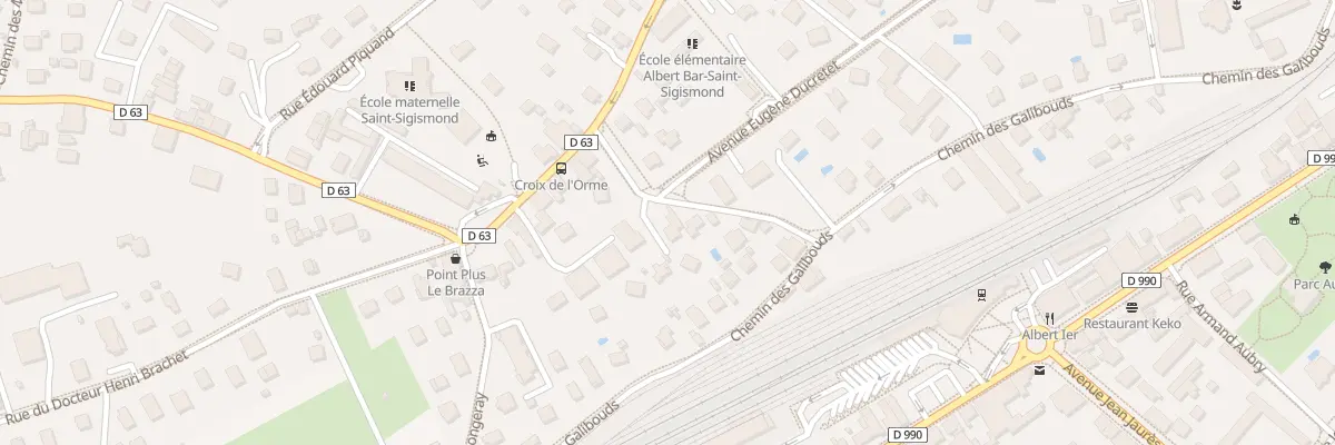 Plan du 9 Rue du Docteur Rene Armand à Albertville