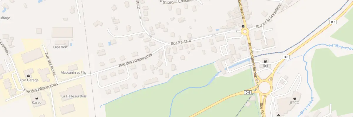 Plan du 13 Rue Pasteur à Luxeuil-les-Bains