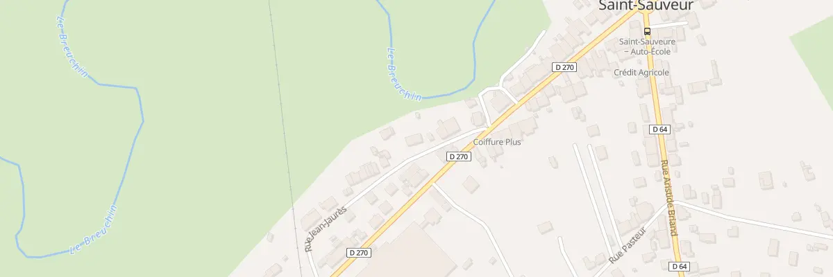 Plan du 5 Rue Jean Jaures à Saint-Sauveur
