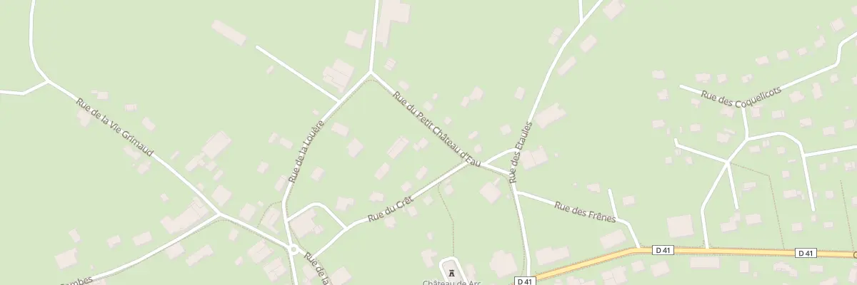 Plan du 1 Rue du Petit Château d’Eau à Arc-sous-Cicon