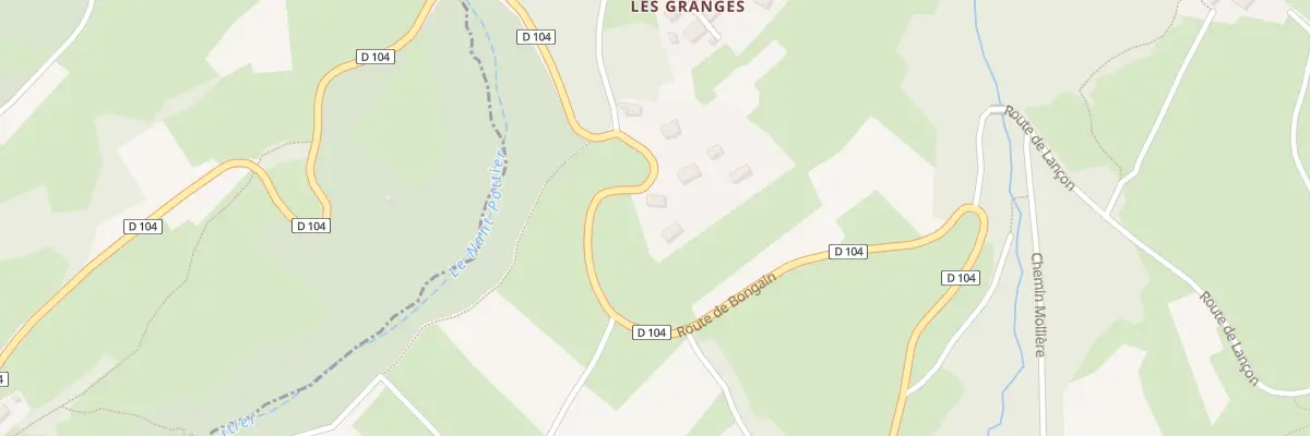Plan du 2122 Rte de Bongain à Pallud