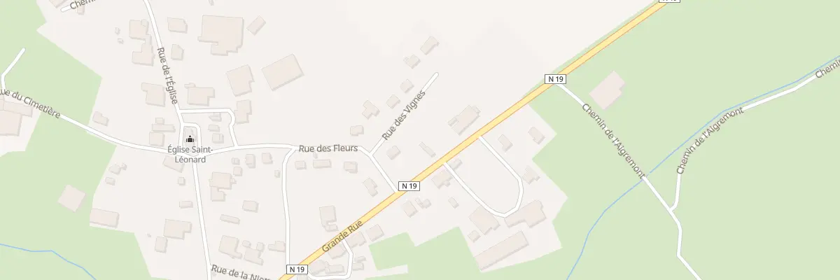 Plan du 3 Rue Grande Rue à Genevreuille