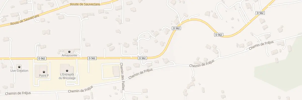 Plan du 911 Rte de Draguignan à Lorgues
