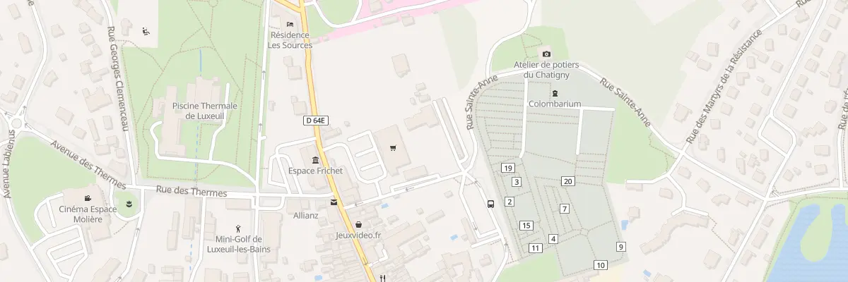 Plan du 9 Rle Sainte Anne à Luxeuil-les-Bains