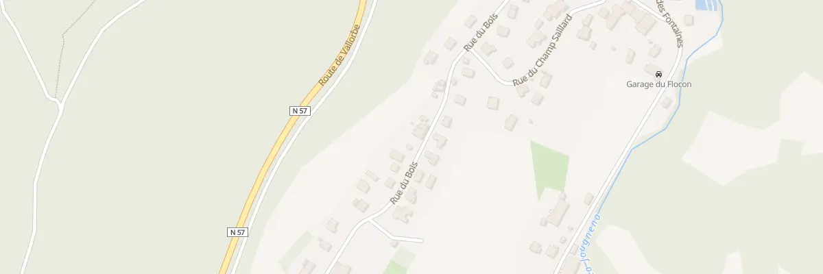 Plan du 19 Rue du Bois à Jougne