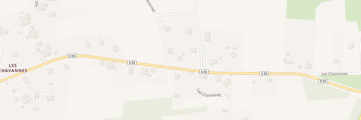 Plan du 30 Les Chavannes à Fougerolles-Saint-Valbert
