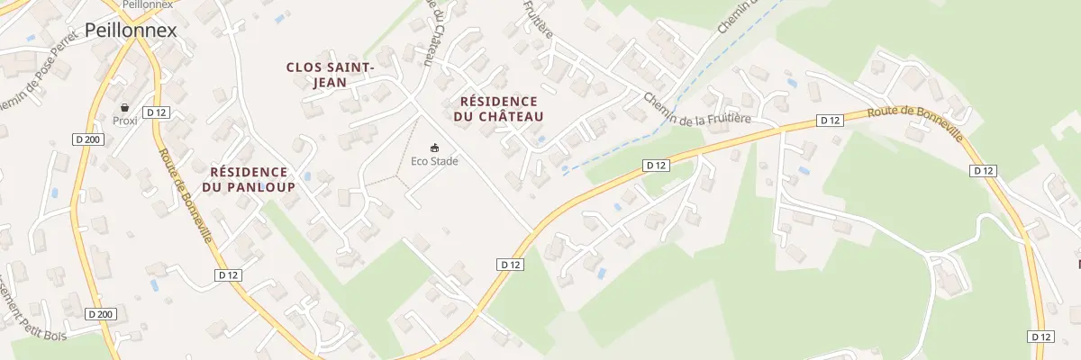 Plan du 18 Rue du château à Peillonnex