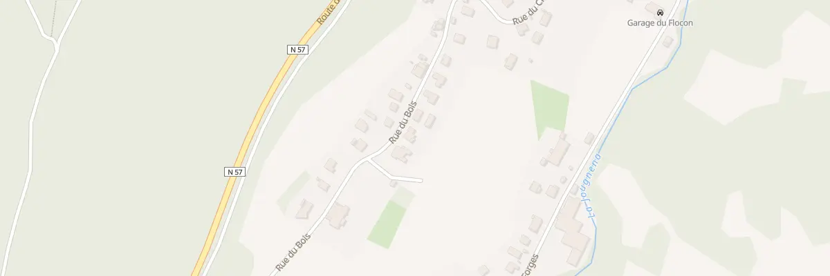Plan du 10 Rue du Bois à Jougne