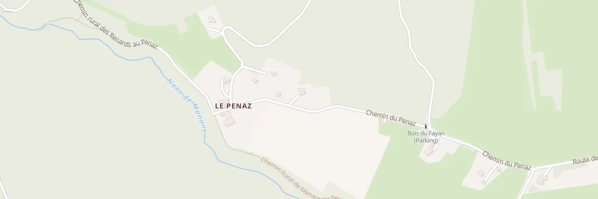 Plan du 422 Che du Penaz à Boëge
