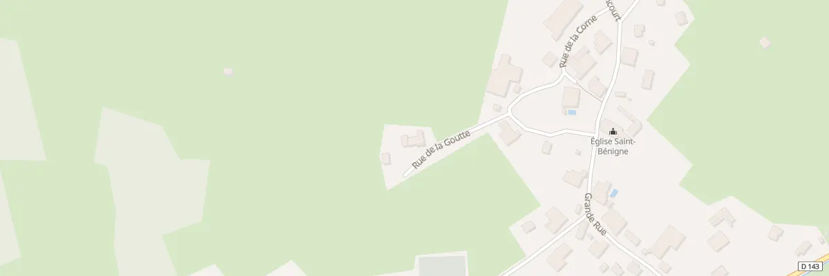 Plan du 6 Rue de la Goutte à Dambenoît-lès-Colombe