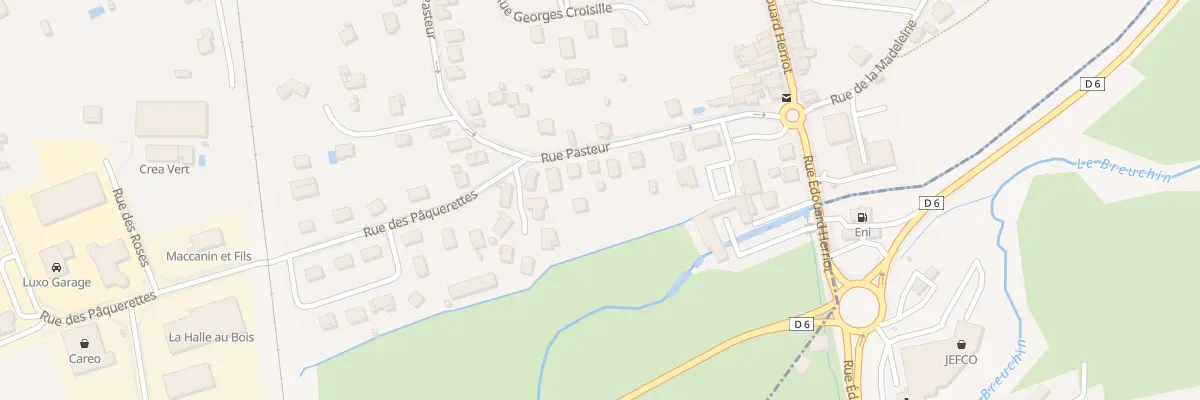 Plan du 9 Rue Pasteur à Luxeuil-les-Bains