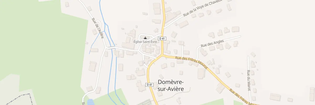 Plan du 3 Rue Principale à Domèvre-sur-Avière