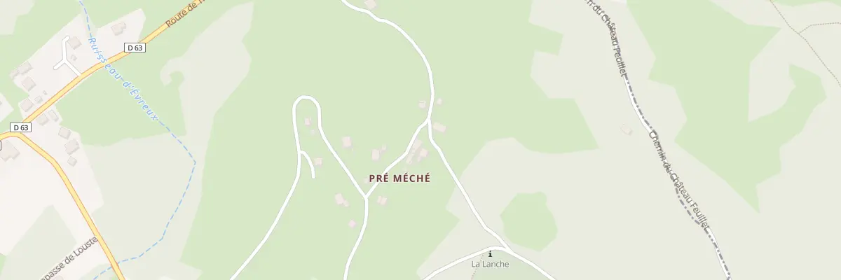 Plan du 5010 Pre Meche à Allondaz
