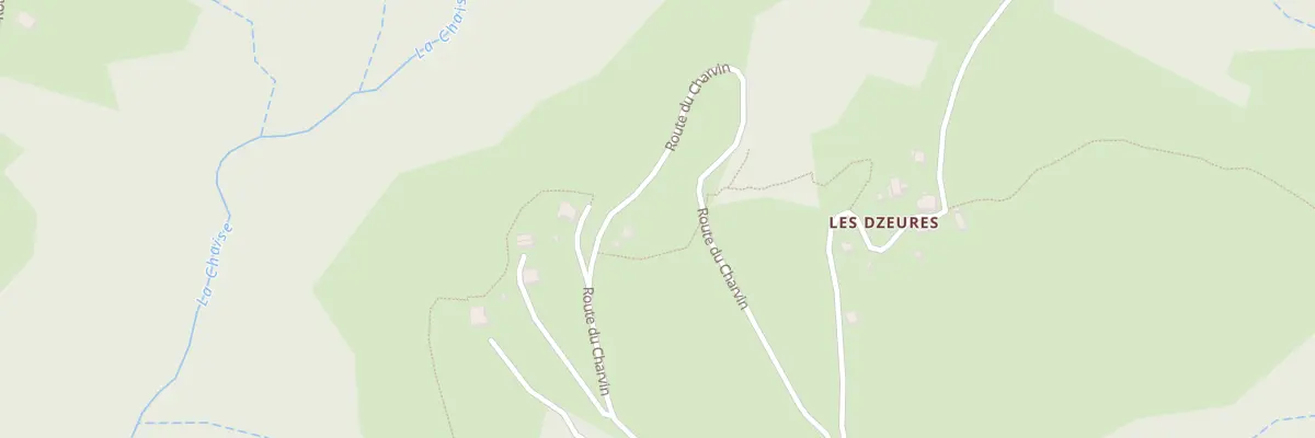 Plan du 3170 Rte du Charvin au Bouchet-Mont-Charvin