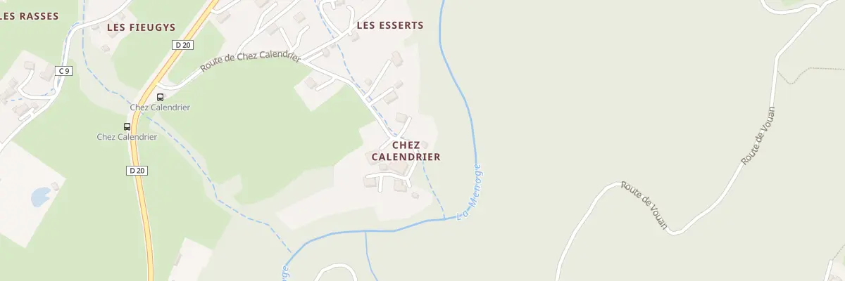 Plan du 365 Rte de Chez Calendrier à Saint-André-de-Boëge