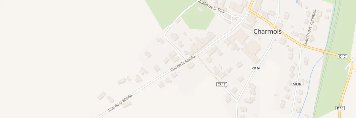 Plan du 28 Rue de la Mairie à Charmois