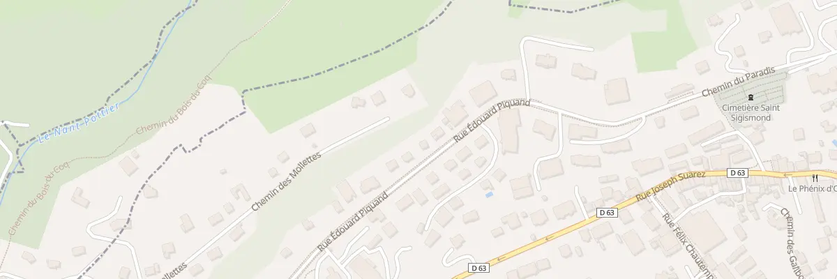 Plan du 551 Rue édouard piquand à Albertville
