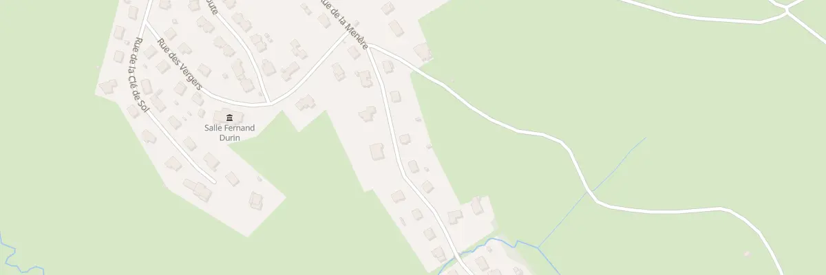 Plan du 13 Rue de la Ménère à Uxegney
