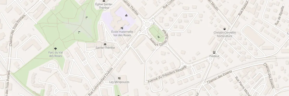 Plan du 677 Rue du Cdt Dubois à Albertville
