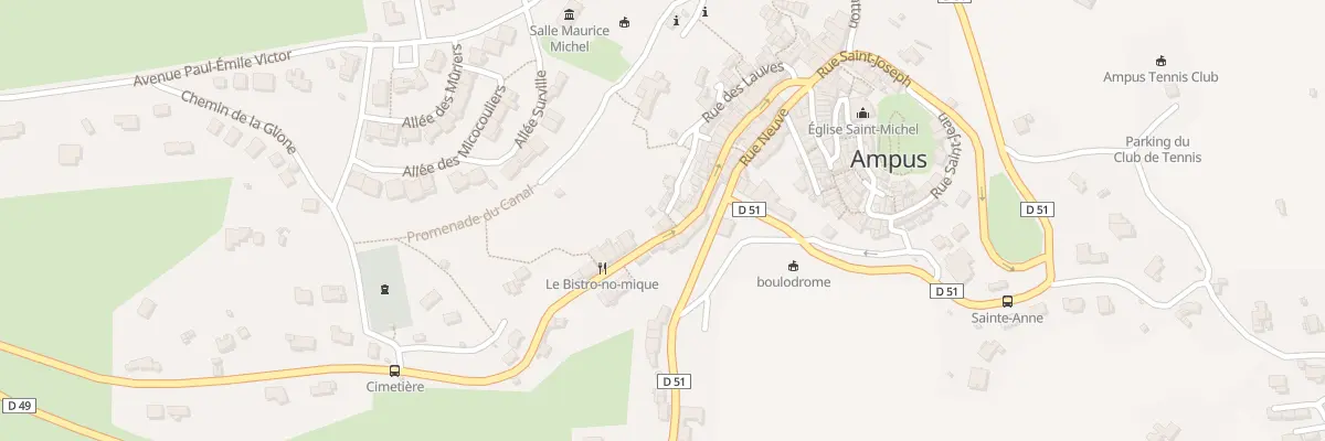Plan du 5211 Rue Neuve à Ampus