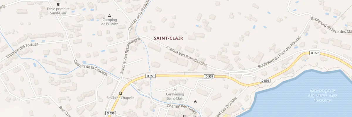 Plan du 286 Av Van Rysselbergh au Lavandou