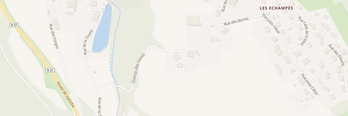Plan du 10 Rue des Barres à Jougne