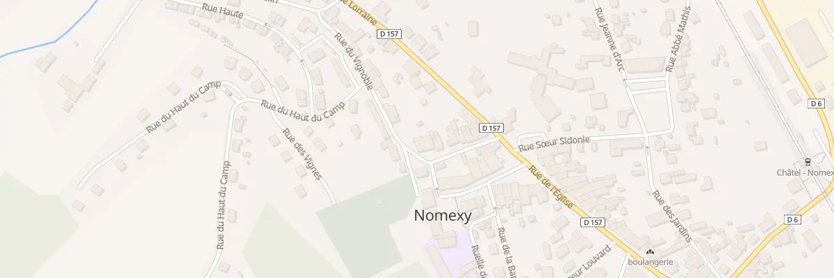 Plan du 12 Rue du Vignoble à Nomexy