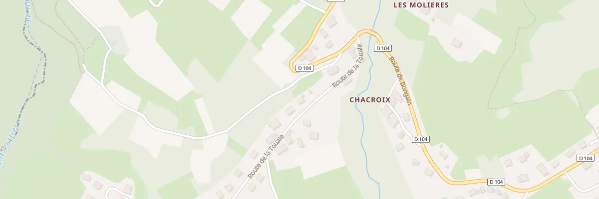 Plan du 132 Rte de la Touale à Pallud
