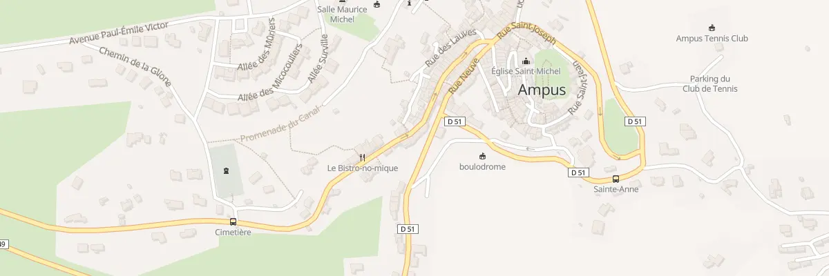 Plan du 5421 Rue Neuve à Ampus