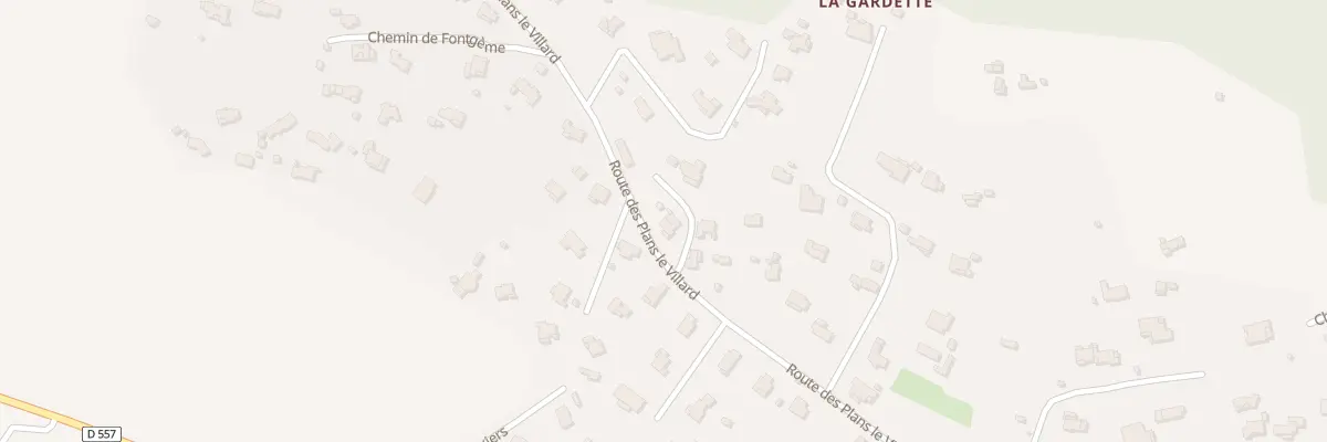 Plan du 568 Rte des Plans Le Villard à Flayosc