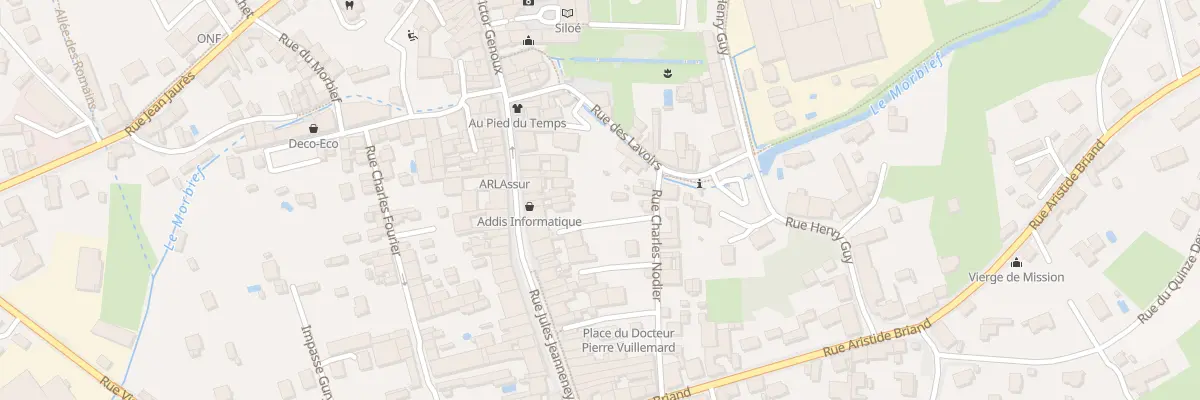 Plan du 5 Rue Charles Nodier à Luxeuil-les-Bains