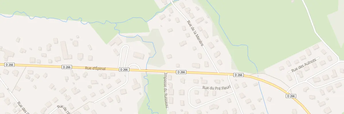 Plan du 23 Rue d’Epinal à Uxegney