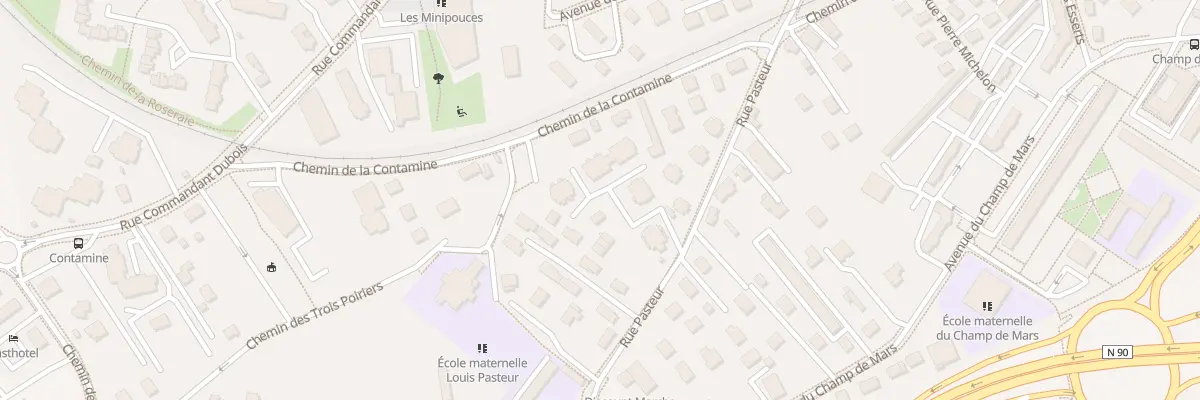 Plan du 64A Rue pasteur à Albertville