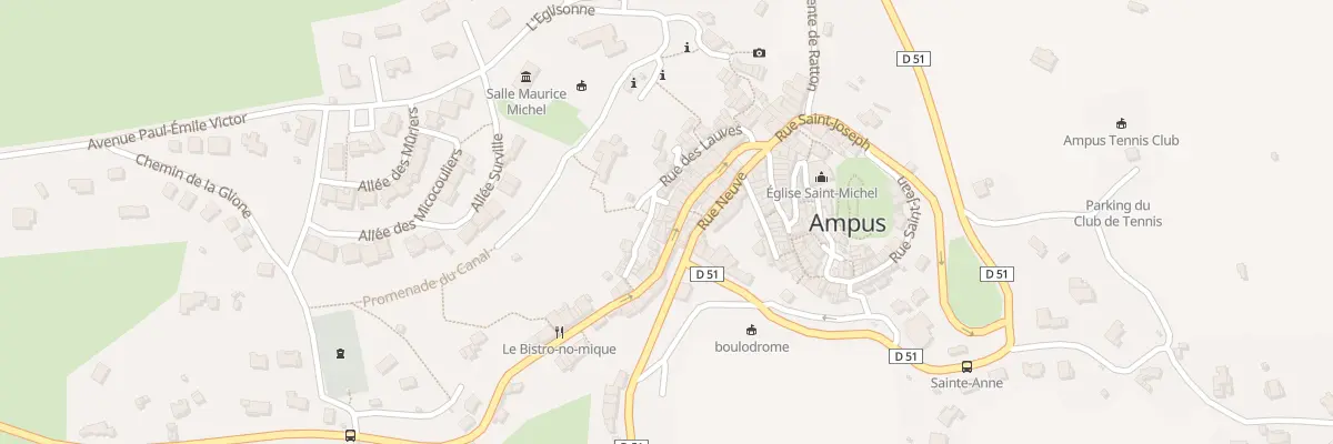 Plan du 5225 Rue Neuve à Ampus