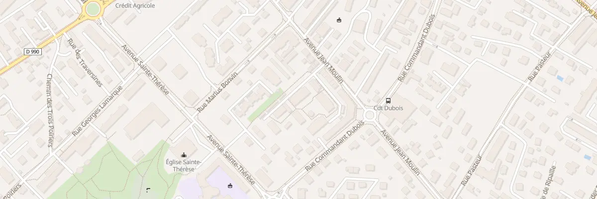 Plan du 33A Av Jean Moulin à Albertville