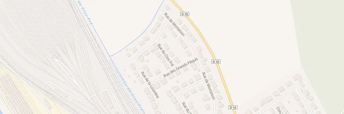 Plan du 4 Rue Clos Pre à Damelevières