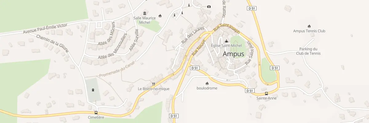 Plan du 5418 Rue Neuve à Ampus