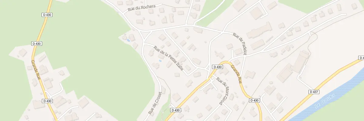 Plan du 1 Rue du Cotay à Arçon