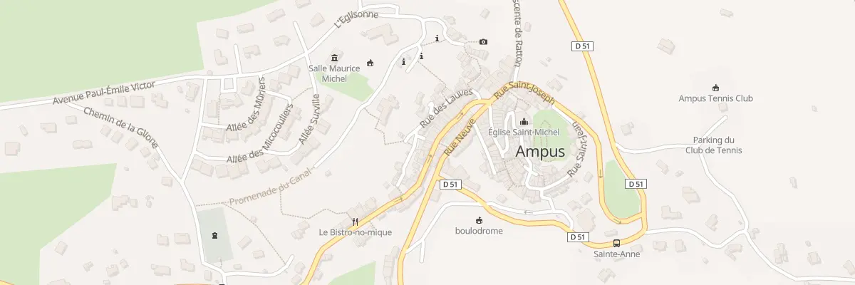 Plan du 5228 Rue Neuve à Ampus