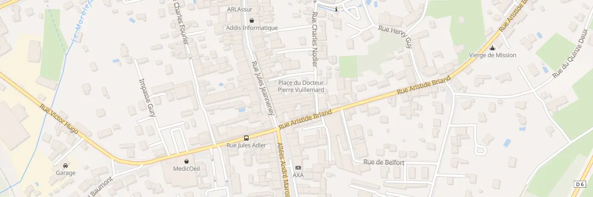 Plan du 33 Rue Charles Nodier à Luxeuil-les-Bains