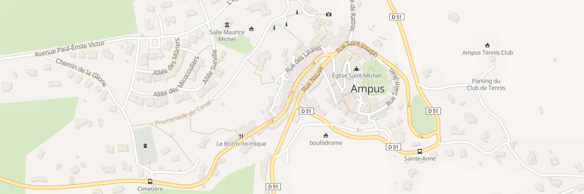 Plan du 5417 Rue Neuve à Ampus