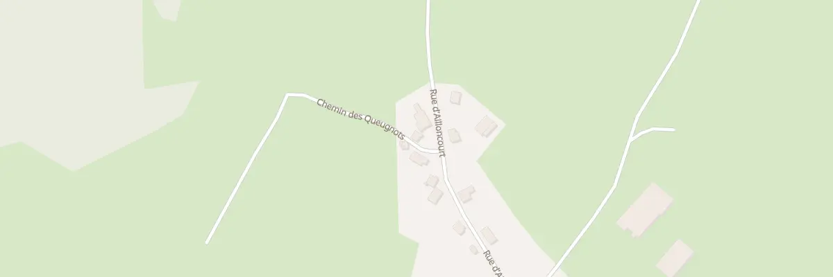 Plan du 9 Rue d’Ailloncourt à Dambenoît-lès-Colombe
