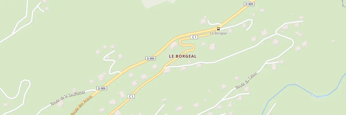 Plan du 1671 Rte du Borgeal aux Villards-sur-Thônes