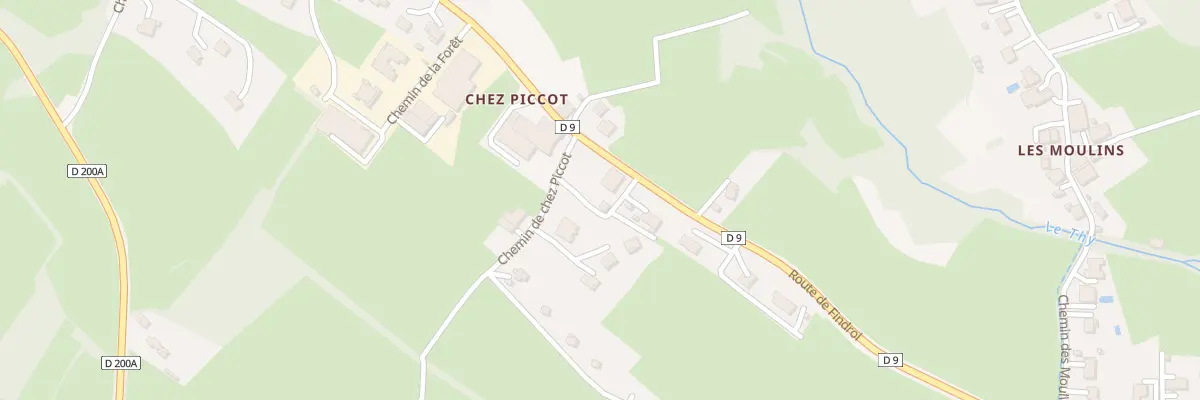 Plan du 1400A Rte de Findrol à Peillonnex