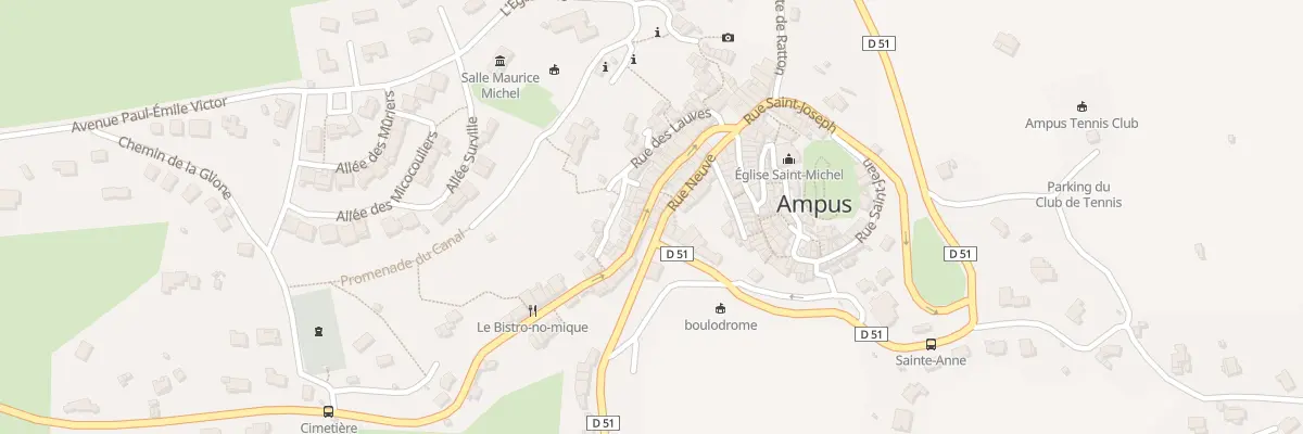 Plan du 5412 Grand Rue à Ampus