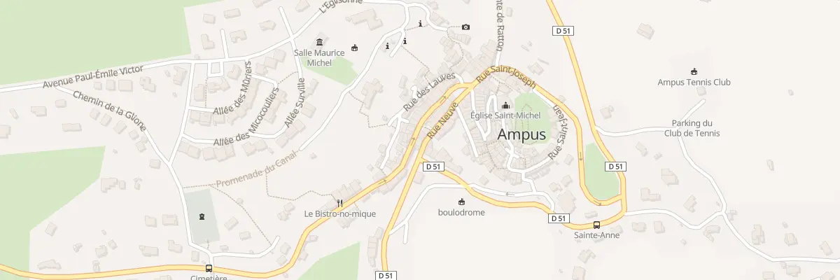 Plan du 5416 Rue Neuve à Ampus